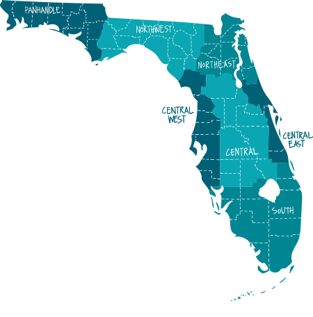 Florida Counties Map